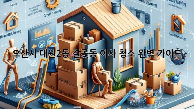 오산시 대원2동, 갈곶동 이사 청소 완벽 가이드!